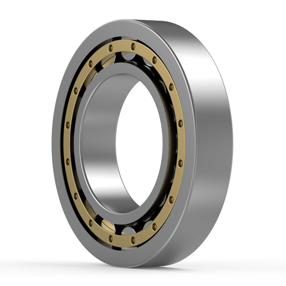 NU2312 ECM SKF - Zylinderrollenlager with white background