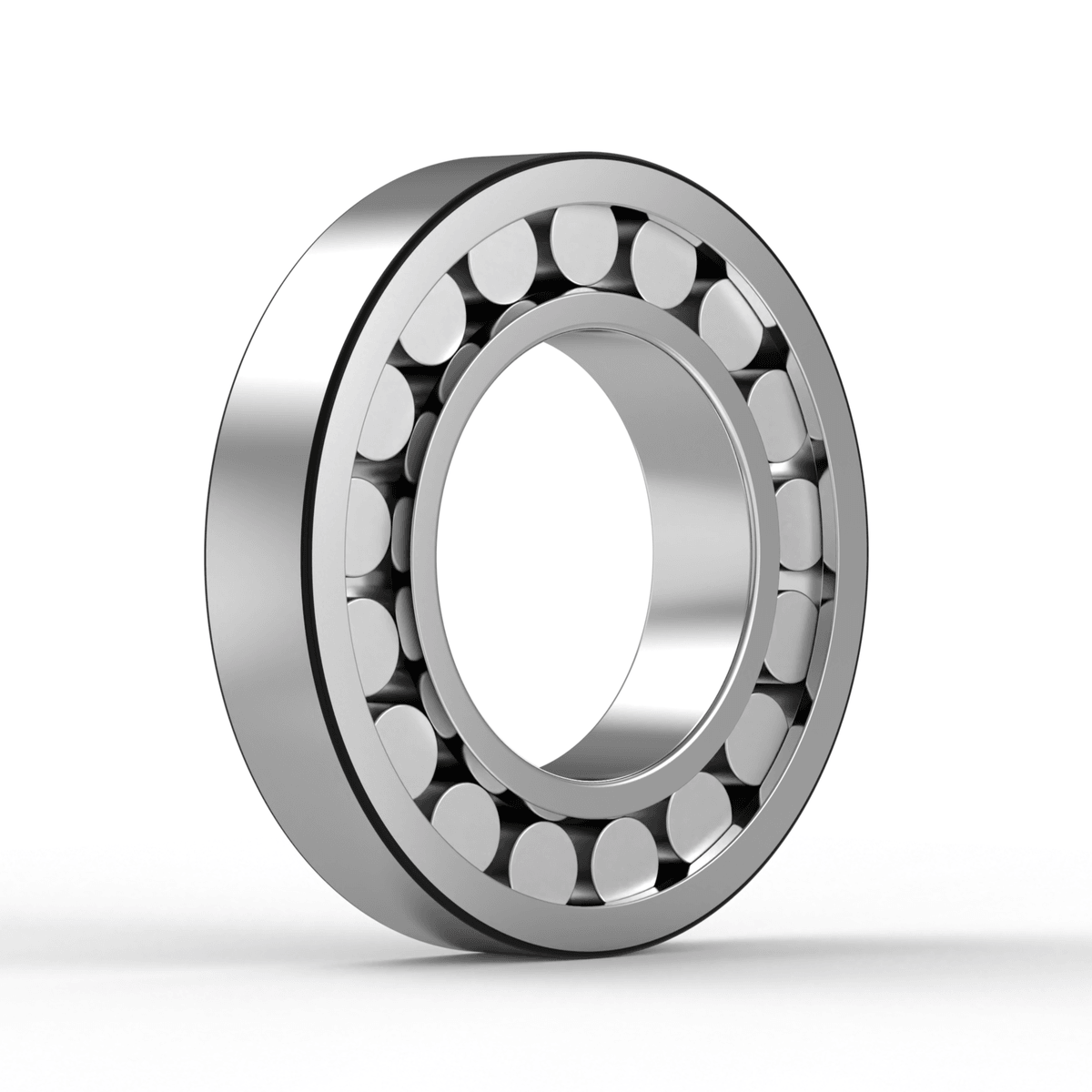 NU215 ECJ/C3 SKF - Zylinderrollenlager with white background